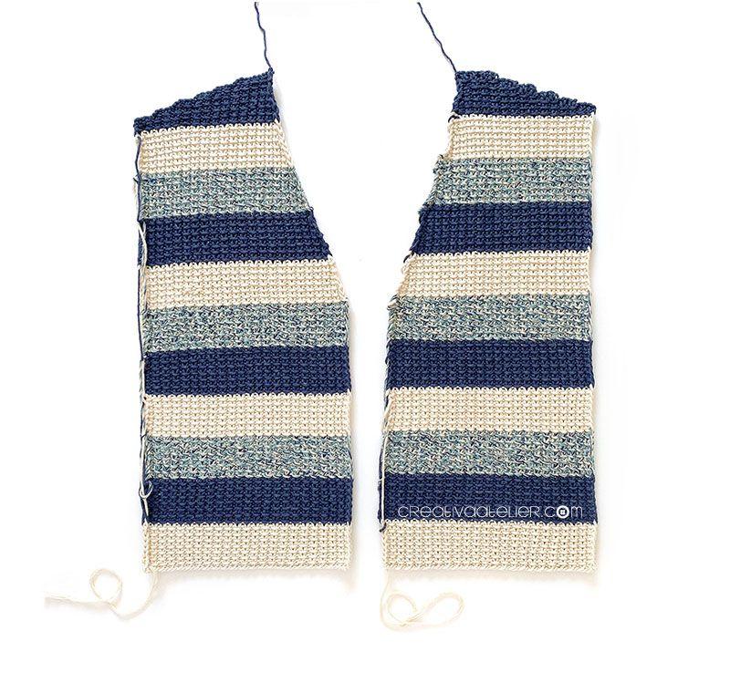 Cómo tejer la chaqueta de punto MAREA - Patrón y Tutorial -