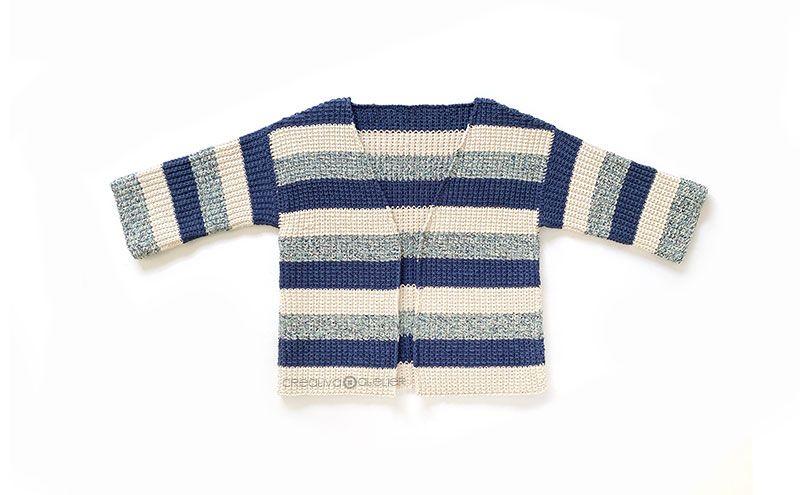 Cómo tejer la chaqueta de punto MAREA - Patrón y Tutorial -