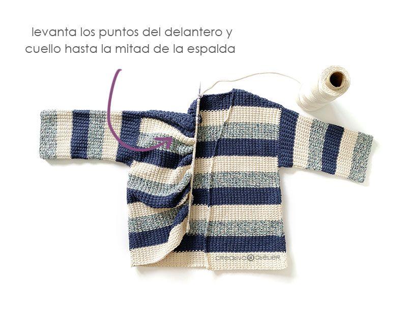 Cómo tejer la chaqueta de punto MAREA - Patrón y Tutorial -