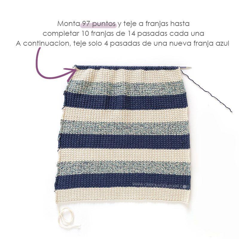 Cómo tejer la chaqueta de punto MAREA - Patrón y Tutorial -
