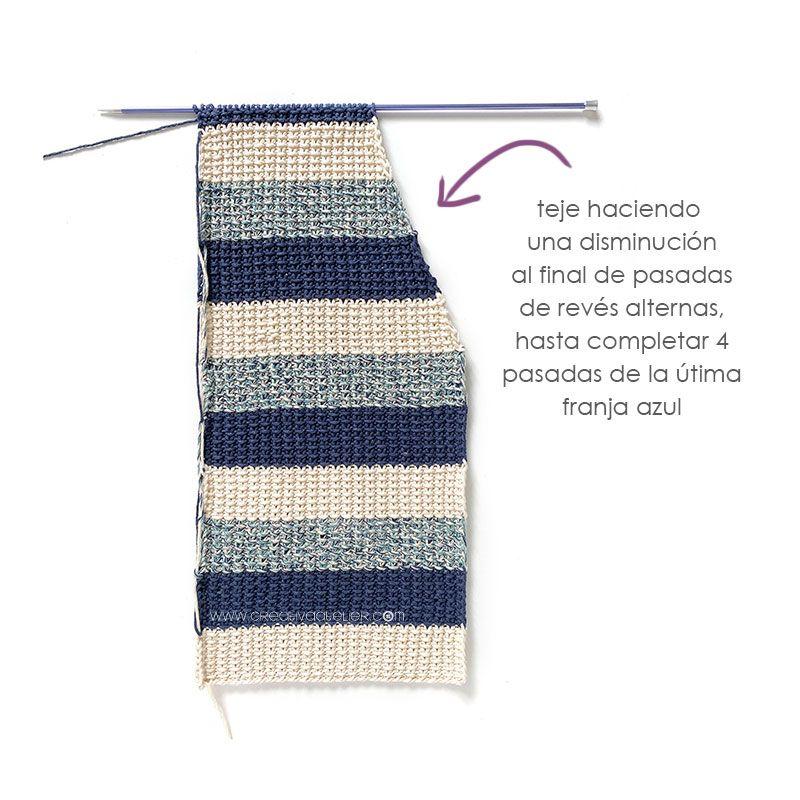 Cómo tejer la chaqueta de punto MAREA - Patrón y Tutorial -