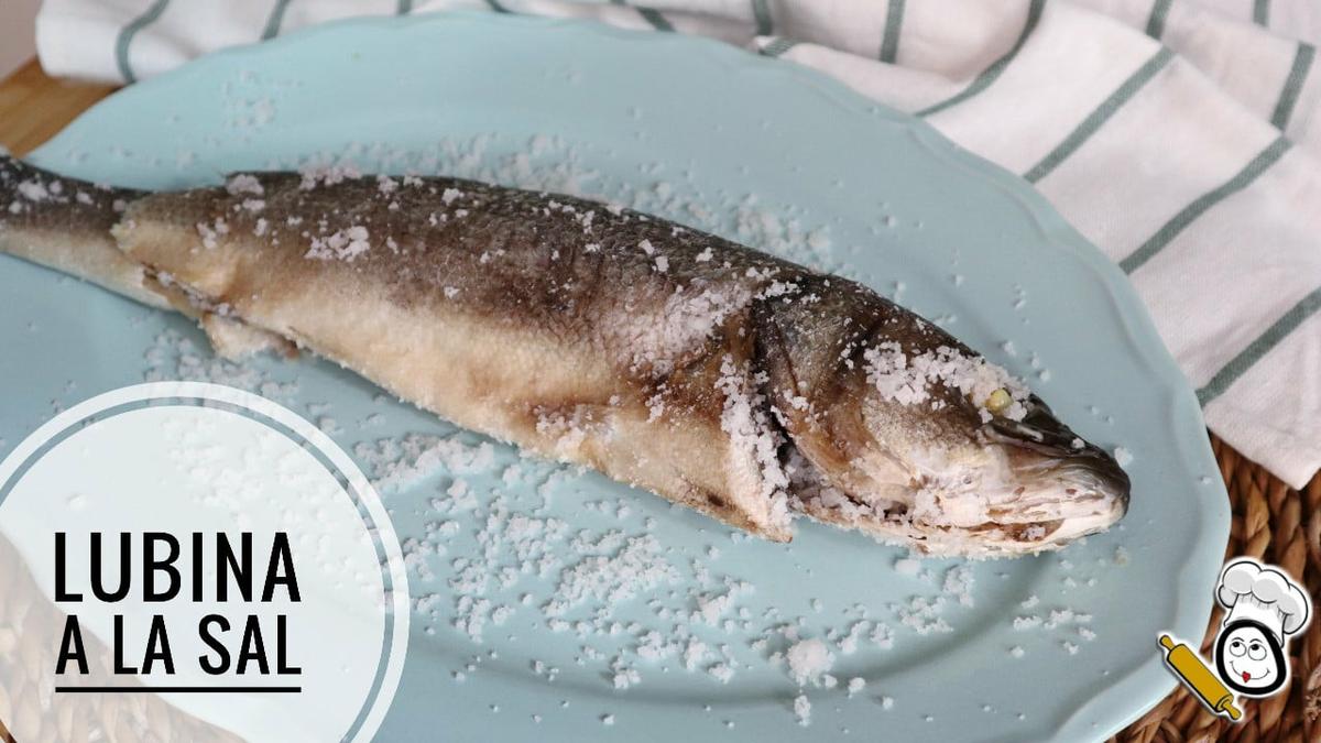 La lubina a la sal con el varoma de Thermomix