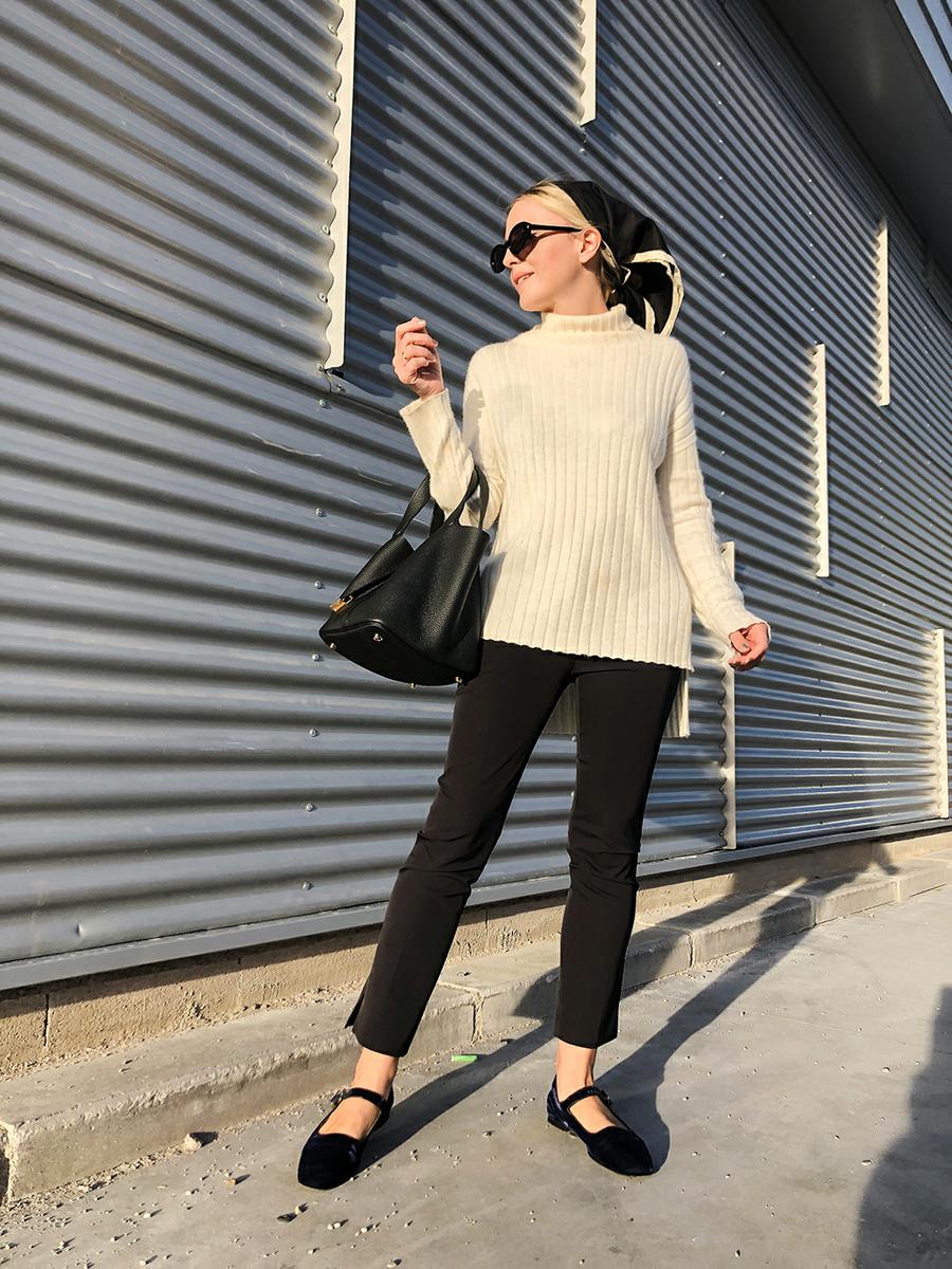 Trini | Prada trousers The Row shoes