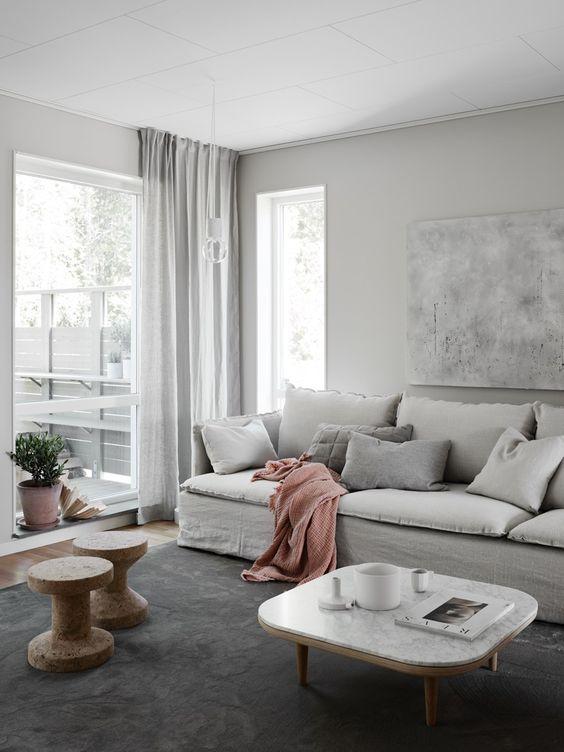 Tendencia Japandi en salones