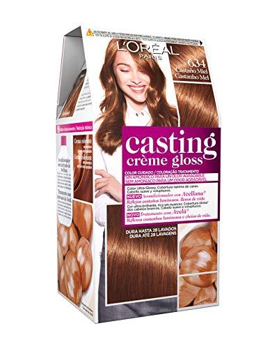LOreal Paris Casting Crème GlossColoración Sin Amoniaco, Tono: 634 Castaño Miel