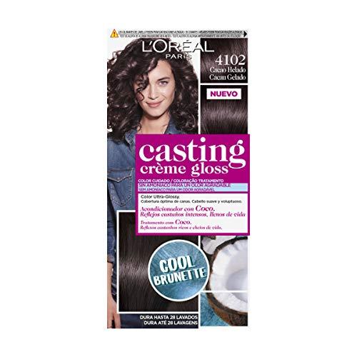LOreal Paris Casting Crème Gloss Baño De Color 4102 Cacao Helado 240 g