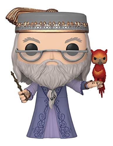 Funko- Pop Harry Potter: 10 Dumbledore w/Fawkes S10 Figura Coleccionable, Multicolor (48038)