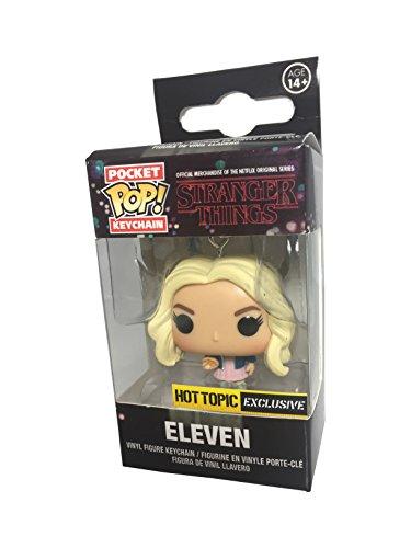 Funko - Porte Clé Stranger Things - Eleven Blond Hair With Wig Pocket Pop 4cm - 0889698142267