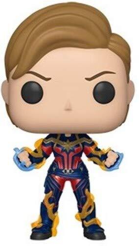 Funko- Pop Endgame-Captain Marvel w/New Hair Collectible Toy, Multicolor (45143)