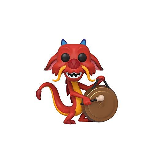 Funko- Pop Disney: Mulan-Mushu w/Gong Collectible Toy, Multicolor (45327)