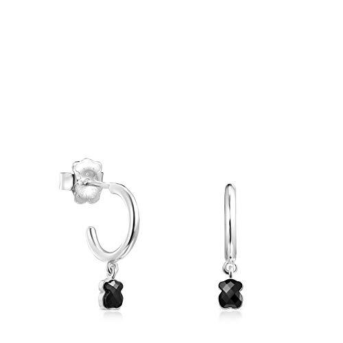 Pendientes Mini Onix de Plata con Ónix (918453530)
