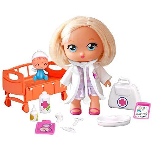 los Barriguitas Muñeca Doctora clínica, Multicolor (Famosa 700015041)