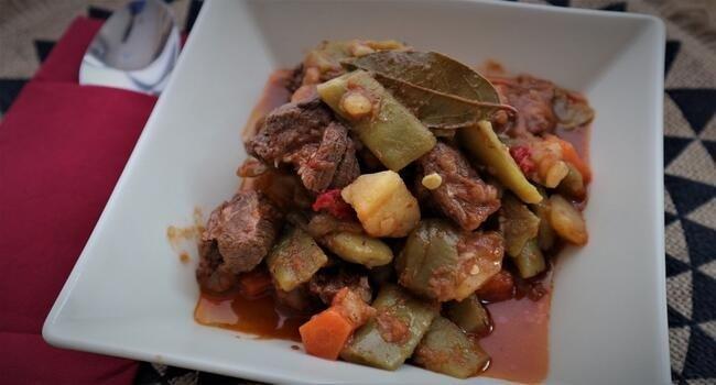 Guiso de ternera hecho con la Olla GM