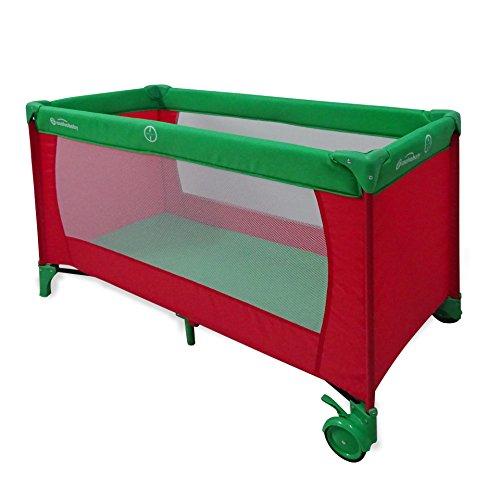 Asalvo 11015.0 Cuna de viaje Baleares rojo y verde