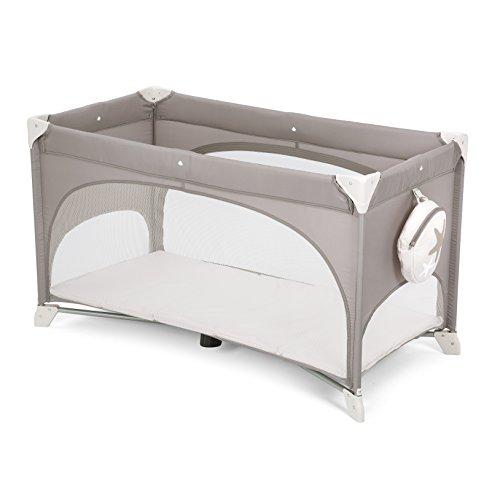 Chicco Easy Sleep - Cuna de viaje cómoda, con cierre de paraguas, 11,5 kg, color gris