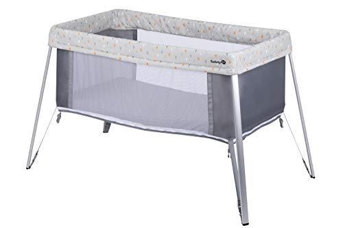 Safety 1st Globe Dreamer Cuna convertible y evolutiva 2 en 1, plegable y portátil, Cuna de viaje y Parque de juegos para bebé 0 -3 años, color Warm Grey