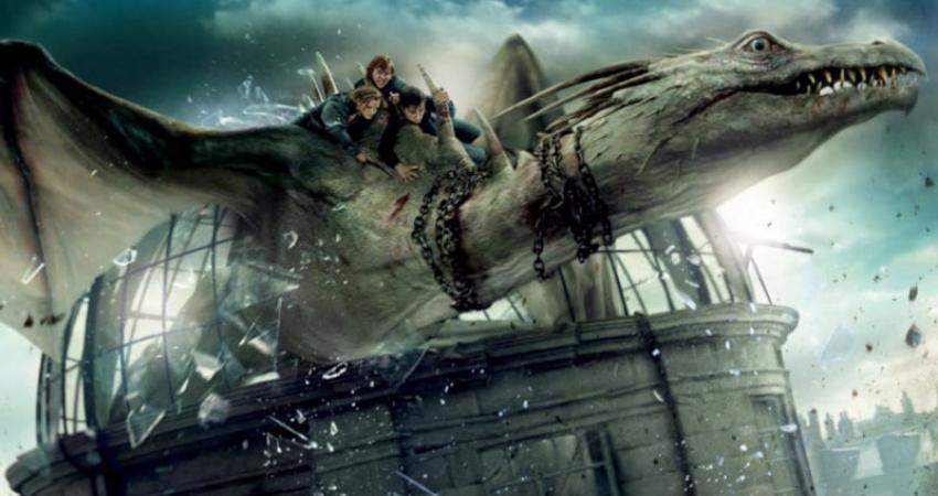 dragones de harry potter