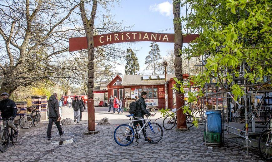 Entrada a la ciudad libre de Christiania