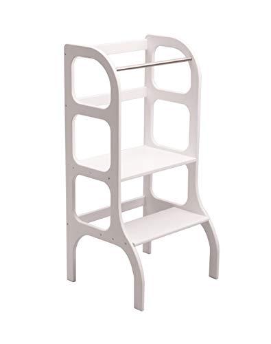 Torre de Aprendizaje, Montessori learning tower - BLANCO