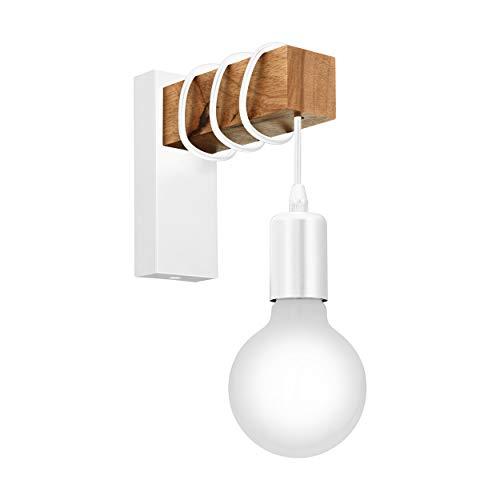 EGLO Townshend Lámpara de pared, 10 W, Blanco