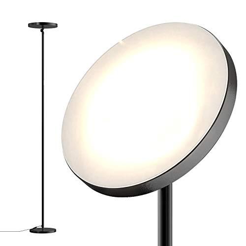 dodocool Lámpara de Pie LED Táctil,una Variedad de Opciones de Brillo Desde 2800K Hasta 7000K,Flexible 360°,30W,Hasta 2800 Lúmenes