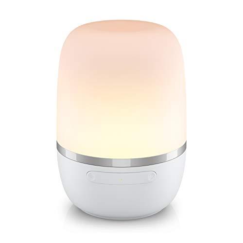 Lámpara de Mesa Inteligente. Wi-Fi Lámpara de Noche de Atmósfera. Luz Nocturna Infantil, Colores Cambiable RGB. Compatible con Amazon Alexa, Google Assistant y SmartThings. Meross