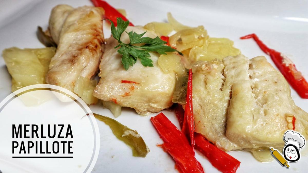 Cómo preparar la receta de merluza en papillote casera