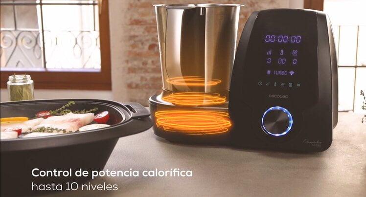 Control de potencia calorífica en el robot de cocina de Mambo Cecotec