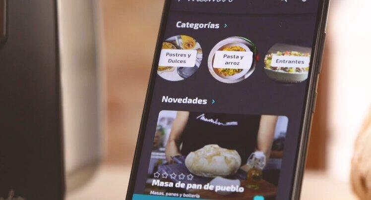 La aplicación móvil para poder cocinar directamente desde el smartphone