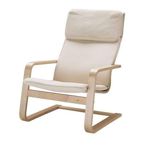 Sillón voladizo Pello, de abedul y tela de algodón, de Ikea, 1.25 mm, beige, 1