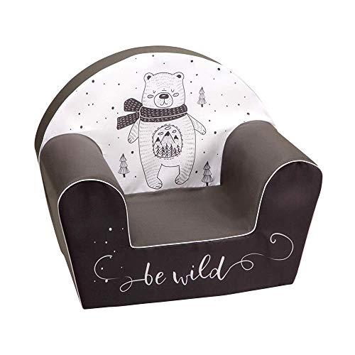 Knorr 68349 Bear - Sillón Infantil, Color Gris