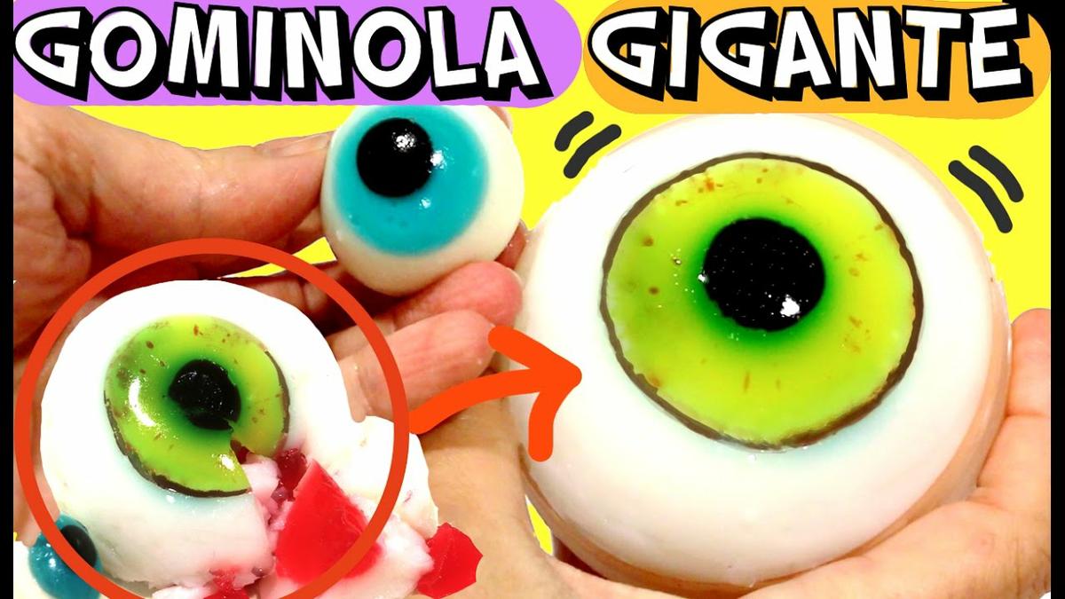 Halloween ojo gigante de gelatina