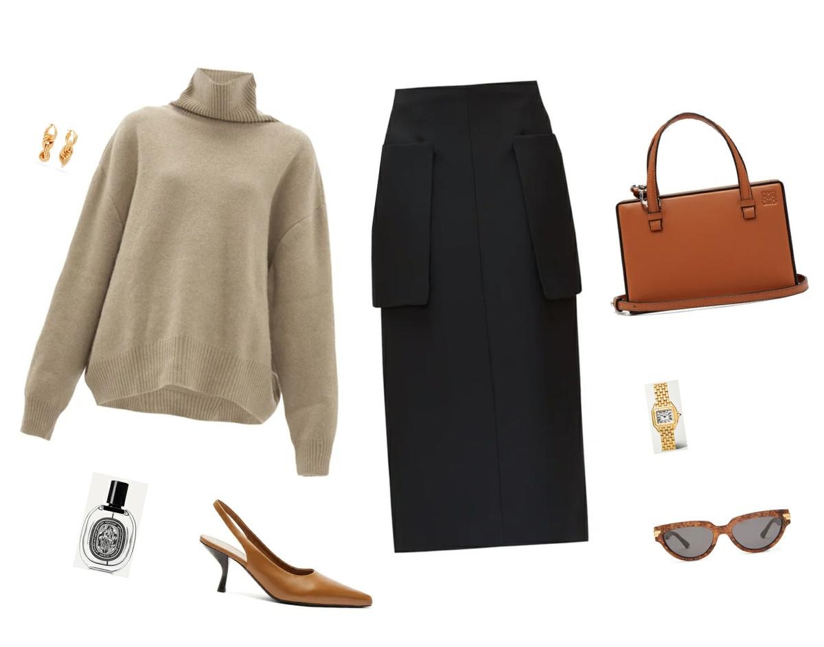 Trini | The Row dress Khaite boots