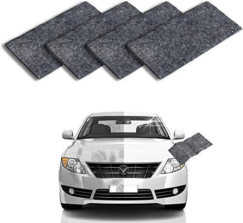 Charminer Reparador de Arañazos para Coche, para Reparación de Arañazos, 4 Sets para Pulir y AbrillantarCoche Accesorios para Reparación de Arañazos,Limpieza Polish Coche,Cuidado de la Pintura Coche