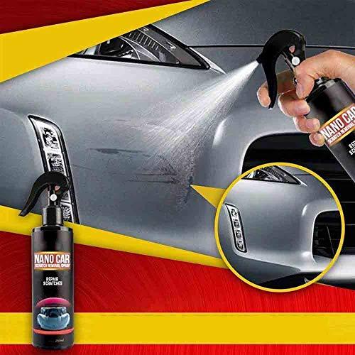 Aerosol De Eliminación De Arañazos De Coche Nano 2020, Spray De Reparación De Coche Nano De 250 Ml con Arañazos De Reparación Rápida De Paño Mágico Nano, para Coches