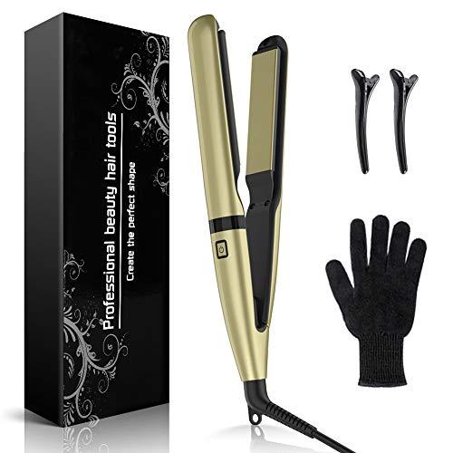 Plancha de Pelo Profesional,Plancha para Cabello con Tecnología de Iones,LED Digital Pantalla,Cerámica Turmalina no Dañar el Pelo,8 Modos 160℃ -230℃ Temperatura Ajustable