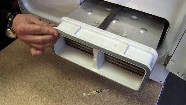 limpiar el exterior de la secadora