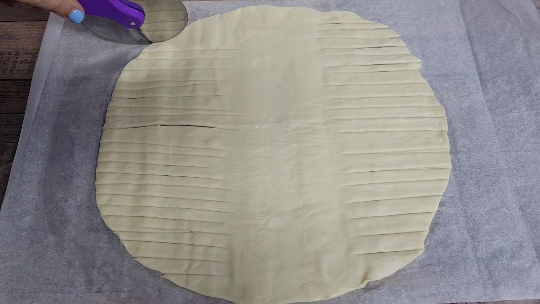 Pizza momia para halloween