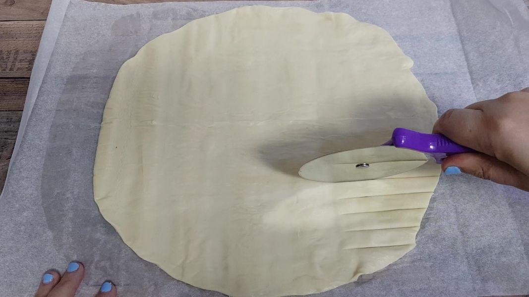 Pizza momia para halloween