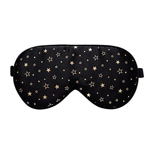 Antifaz para dormir 100% de seda con correa ajustable, cómodo y supersuave