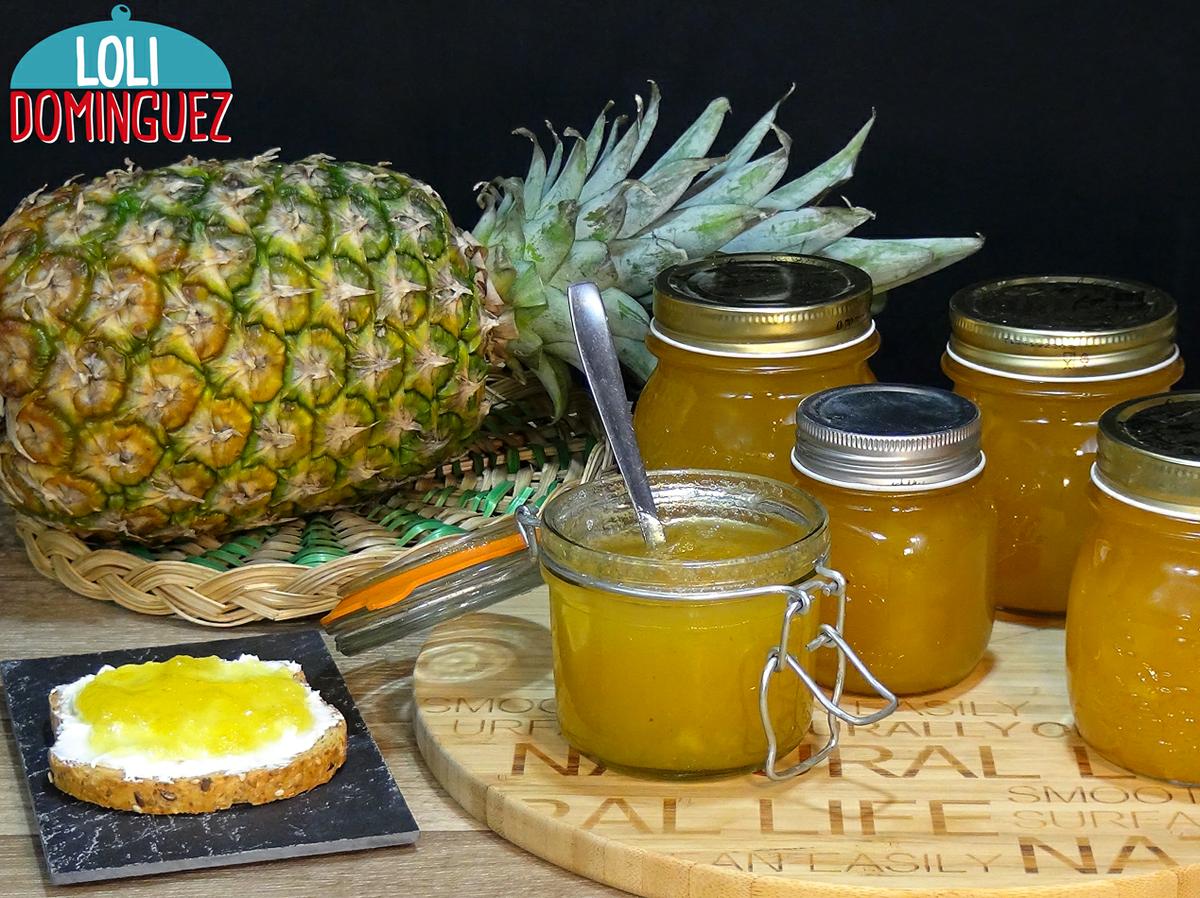 MERMELADA CASERA DE PIÑA O ANANÁ EN CONSERVA CON SOLO 3 INGREDIENTES, RECETA FACIL. Hacer mermelada casera es muy fácil y nos da la seguridad que no lleva ni conservantes ni colorantes, además de estar deliciosas.