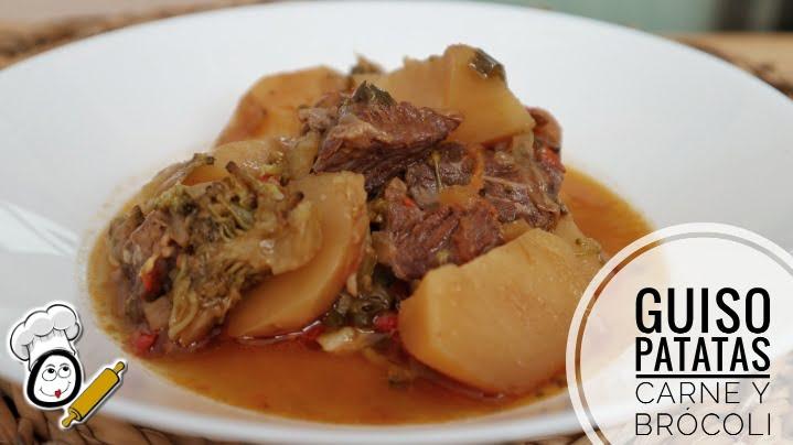 Cómo hacer guiso de patatas con carne y brócoli en la Olla GM