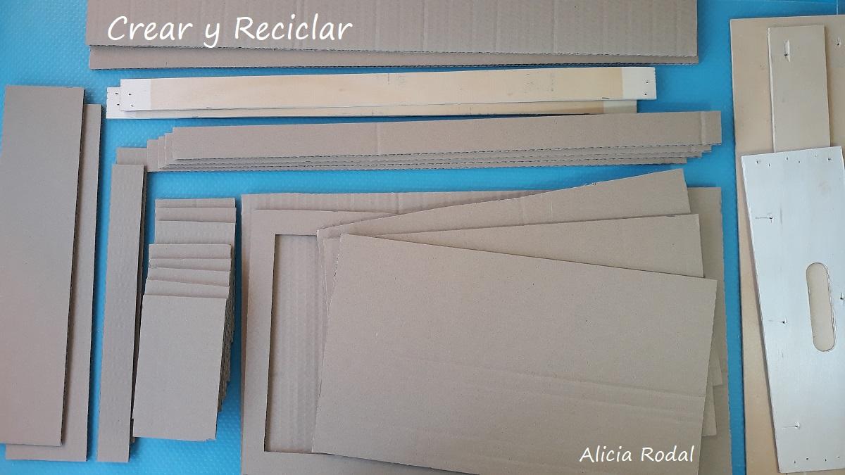Cómo hacer un MUEBLE armario organizador con puerta y espejo, con un HUACAL o caja de madera Diy 