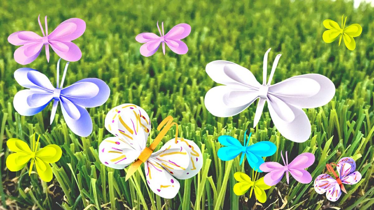 Mariposas de papel