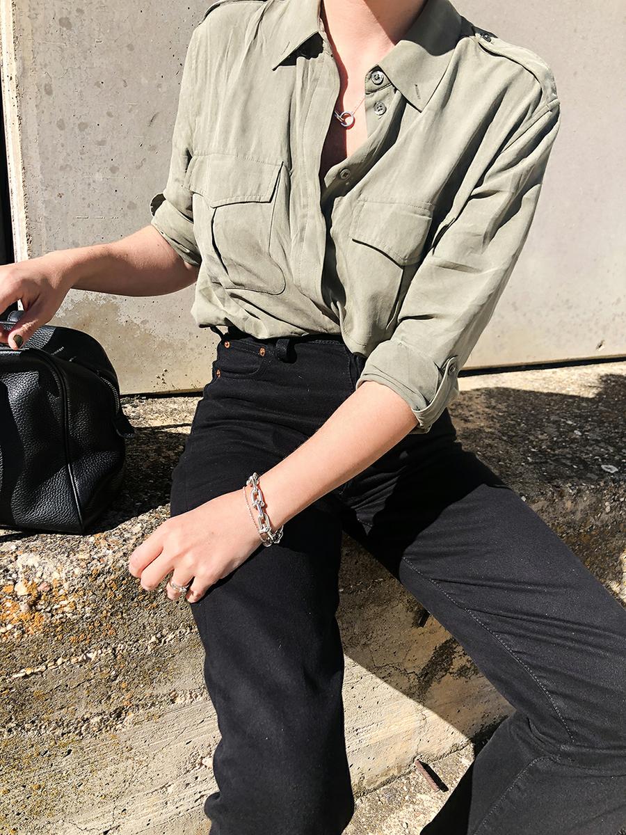 Trini | Levis jeans Equipment top