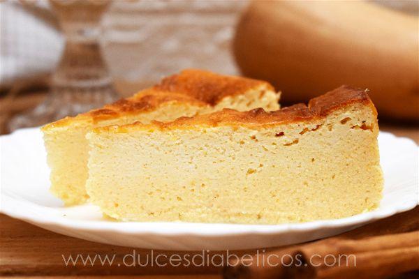 Tarta de queso y calabaza light