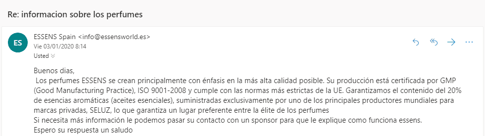 opiniones perfumes essens esencias