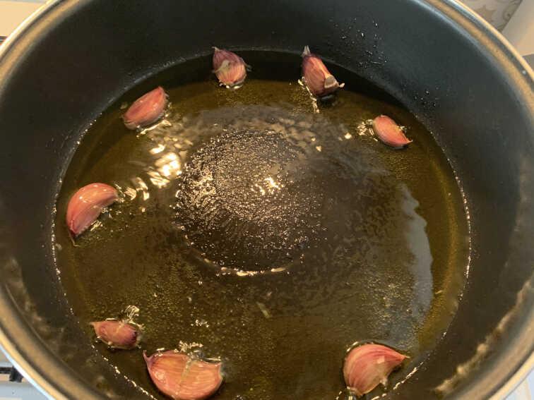 Dorando los ajos