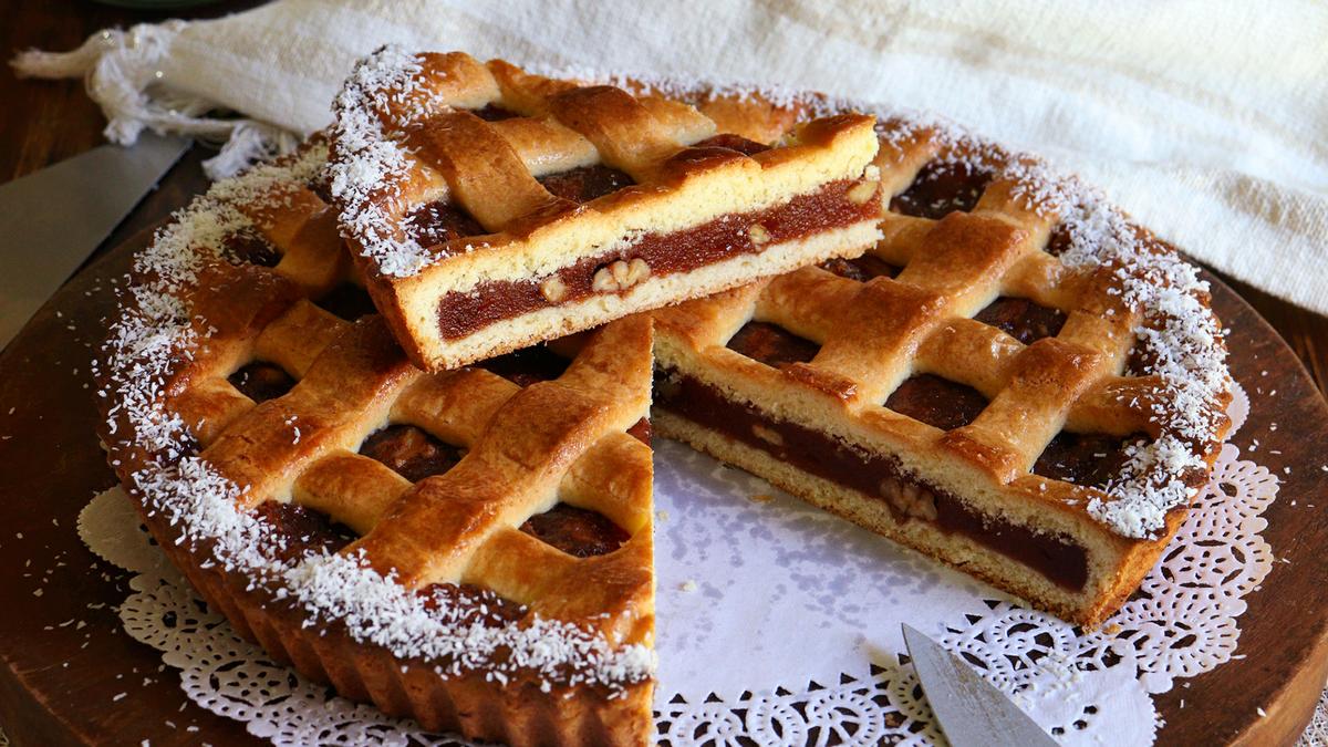 pastafrola tarta membrillo coco nueces