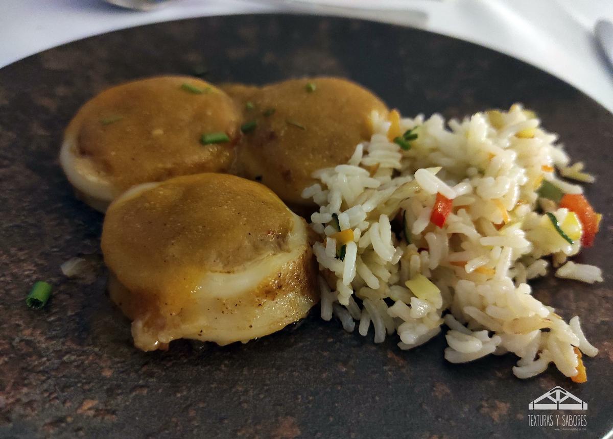 maridaje calamar relleno a la cartagenera con arroz basmati